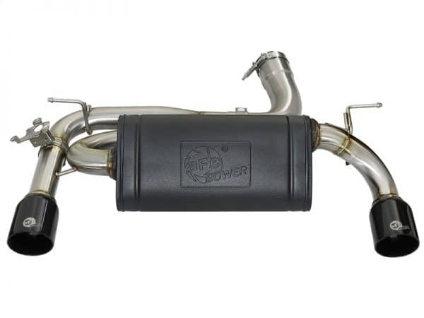 aFe MACHForce XP 16-17 BMW 340i/iX 440i/iX L6-3.0L (t) SS Axle-Back Exhaust w/Black Tip - Image 3