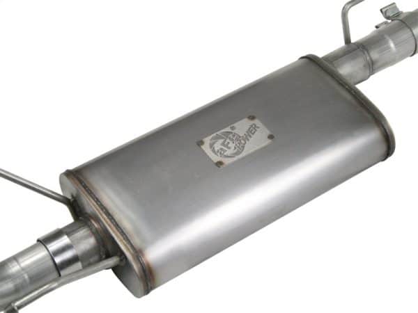 aFe MACH Force XP 2.5in Cat-Back Stainless Steel Exhaust System w/Black Tip Toyota Tacoma 13-14 4.0L - Image 4