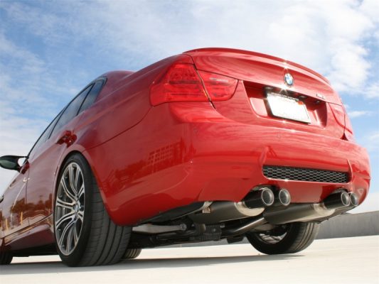 Alternative view of aFe MACHForce XP Exhaust Cat-Back 2.5in Dia Carbon Fiber Tips SS-304 08-13 BMW M3 (E90) V8 4.0L