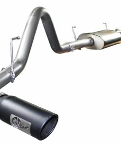 aFe MACHForce XP Exhausts Cat-Back SS-409 EXH CB Toyota Tundra 07-09 V8-4.7L (blk tip)