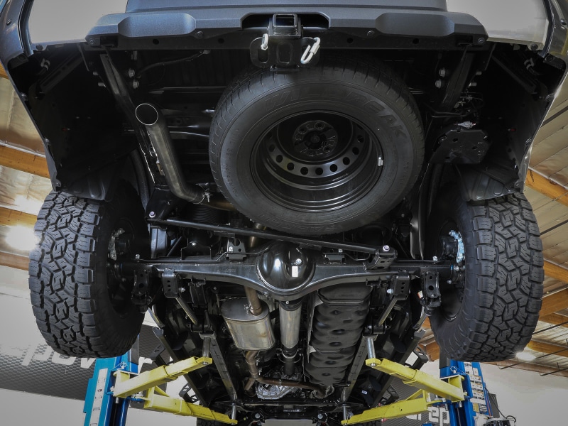 aFe 2022 Toyota Tundra V6-3.5L (tt) Apollo GT Series Hi-Tuck 2.5in to 3in 409 SS Cat-Back Exhaust - Image 4