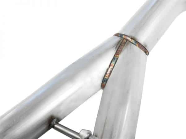 aFe MACHForce XP 2-1/2in SS-304 Cat-Back Exhausts w/ Polished Dual Tips 2008 VW Golf R32 V6-3.2L MKV - Image 5