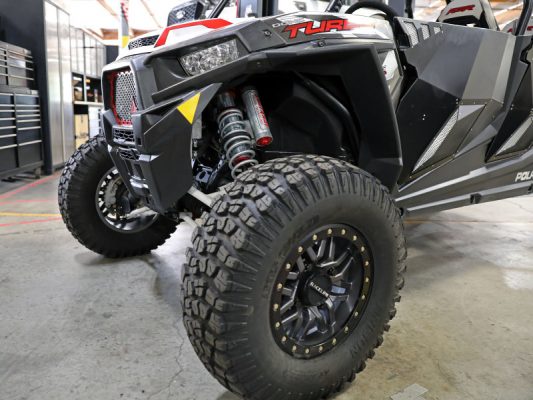 Alternative view of aFe 14-16 Polaris RZR 925/1000cc Sway-A-Way 2.5 Front Coilover Kit w/ PB Reservoirs and Comp Adj