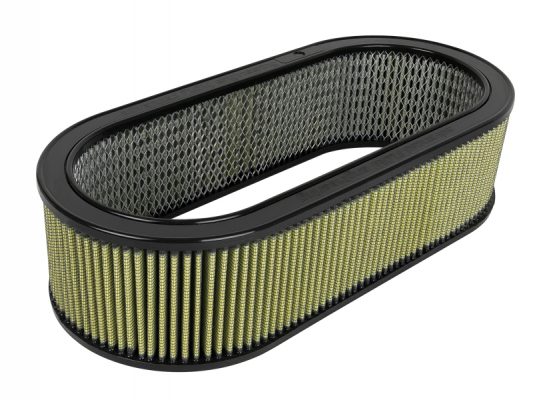 Alternative view of aFe MagnumFLOW Air Filters Round Racing PG7 A/F PG7 Oval Filter (18.13 x 7.25 x 6.0 w/EM)