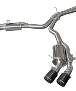 aFe 18-20 Audi RS5 Coupe MACH Force-Xp 3in to 2.5in 304 SS Axle-Back Exhaust System-Quad Carbon Tips