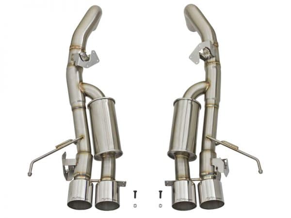 aFe MACHForce XP 3in-2 1/2in Axle Back 304SS Exhaust w/ Polished Tips 14-17 Chevy Corvette V8-6.2L - Image 9