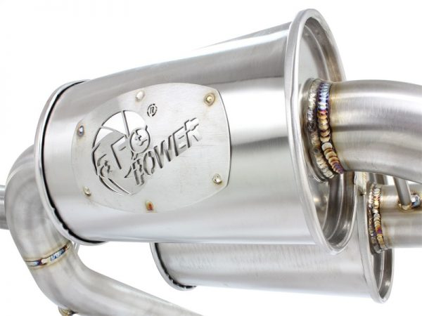 aFe MACHForce XP SS-304 Polish Tip 2.5in Dia Axle Back Exhaust 12-15 BMW 335i (F30) 3.0L (t) - Image 5