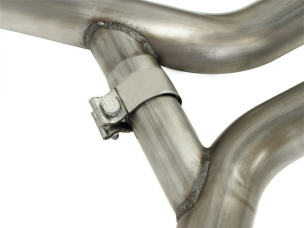 aFe MACHForce XP Exhaust 2.5in Stainless Steel CB/10-13 Chevy Camaro V6-3.6L (td) (polished tip) - Image 5
