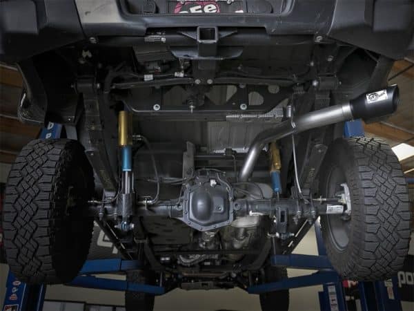aFe MACH Force-Xp 3.0in 304 SS Cat-Back Exhaust w/ Black Tip 17-18 GM Colorado/Canyon - Image 4