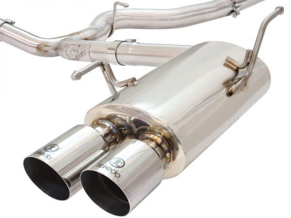 aFe Takeda 3in SS Exhaust Cat-Back 15-16 Subaru WRX/STI 2.0L/2.5L Polished Tips - Image 6