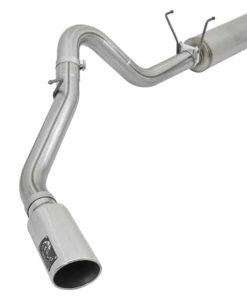 aFe MACHForce XP 4in Exhausts Cat-Back SS w/ Polished Tips 14-17 Dodge Ram 2500 V8-6.4L Hemi