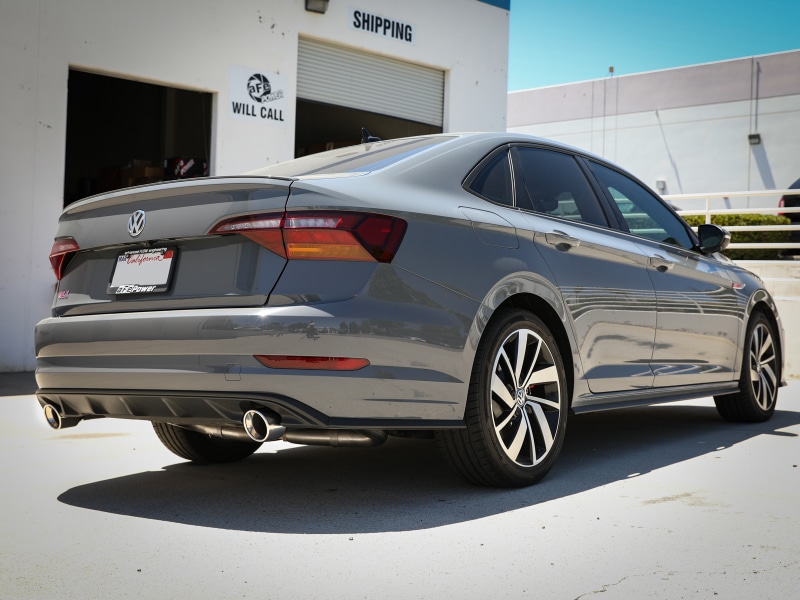 afe 19-21 VW Jetta GLI (MKVII) L4-2.0L (t) MACH Force-Xp 304 SS Cat-Back Exhaust System Polished Tip - Image 3