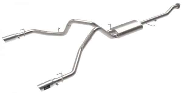 aFe Vulcan Series 3in 304SS Cat-Back w/ Polished Tips 15-20 Ford F-150 V6 2.7L/35L(tt) / V8 5.0L - Image 2