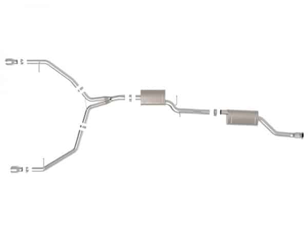 afe MACH Force-Xp 13-16 Audi Allroad L4 SS Cat-Back Exhaust w/ PolishedTips - Image 5