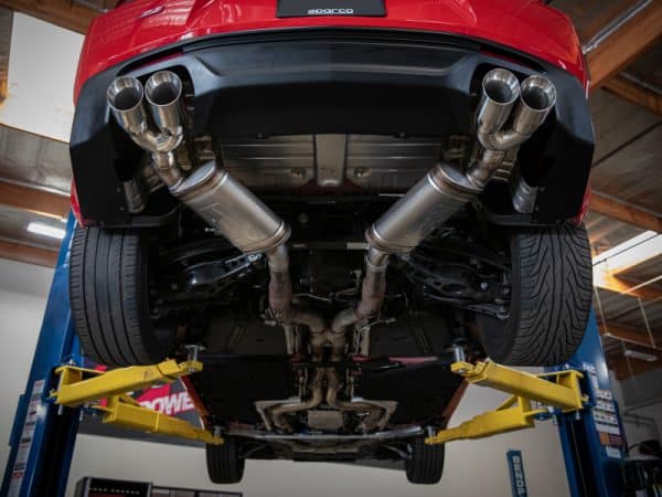 aFe POWER MACH Force-Xp 3in Axle-Back 16-21 Chevrolet Camaro SS V8 6.2L w/Mufflers - Polished - Image 5