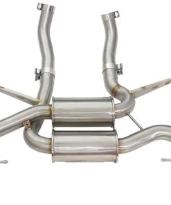 Alternative view of aFe MACHForce XP 2.5in Axle Back Stainless Exhaust w/ Black Tips 07-13 BMW 335i 3.0L L6 (E90/92) N55
