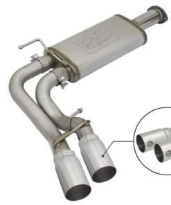 aFe Rebel Exhausts Cat-Back SS w/Polished Tip 16 Toyota Tacoma V6-3.5L