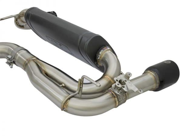 aFe MACHForce XP 16-17 BMW 340i/iX 440i/iX L6-3.0L (t) SS Axle-Back Exhaust w/Black Tip - Image 2