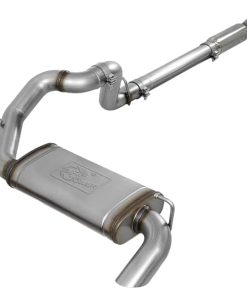 aFe MACHForce XP 18-20 Jeep Wrangler (JL) L4-2.0L (t) 3in 409 SS Cat-Back Hi-Tuck Exhaust