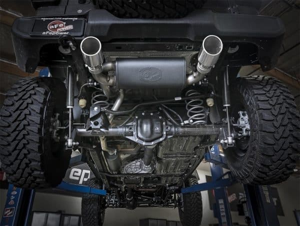 Rebel Series 2.5in 304 SS Cat-Back Exhaust w/ Polished Tips 2018+ Jeep Wrangler (JL) V6 3.6L - Image 4
