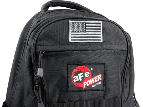 aFe Power Lightweight Tactical Backpack w/ USB Charging Port - Black - Image 4