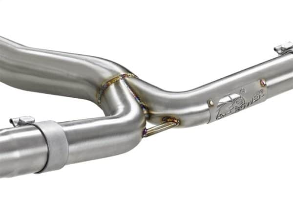 aFe Takeda 3in SS Exhaust Cat-Back 15-16 Subaru WRX/STI 2.0L/2.5L Polished Tips - Image 5