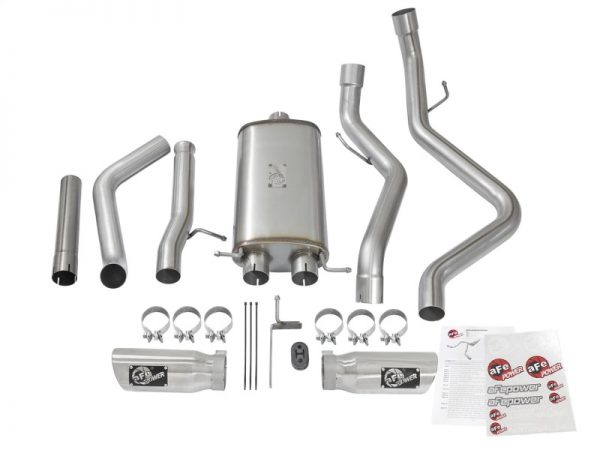 aFe MACH Force-Xp 3in CB SS Dual Exhaust w/Polished Tips 09-16 GM Silverado/Sierra 4.3L/4.8L/5.3L - Image 7