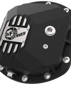 aFe Street Series Dana 30Front Differential Cover Black w/ Machined Fins 97-18 Jeep Wrangler