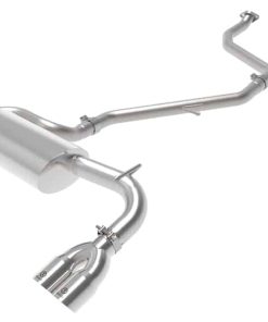 aFe POWER Takeda 2in to 2-1 304 SS Cat-Back Exhaust w/ Polished Tips 11-17 Lexus CT200h 1.8L