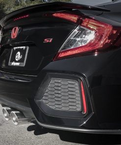 Alternative view of aFe Takeda 3in 304 SS Cat-Back Exhaust System w/ Polished Tips 2017 Honda Civic Si I4 1.5L (t)