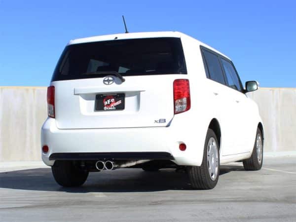 aFe Takeda Exhaust Axle-Back 08-14 Scion xB L4 2.4L 304SS Polished Dual Tips Exhaust - Image 3