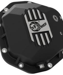 Alternative view of aFe Power Pro Series Dana 44 Front & Rear Diff Cover Black w/ Mach Fins 97-18 Jeep Wrangler (TJ/JK)