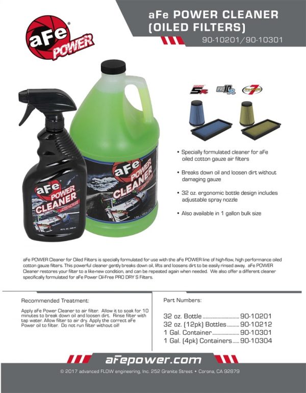 AFE MagnumFLOW Pro 5R Air Filter Power Cleaner 32 oz Spray Bottle (12 Pack) - Image 3
