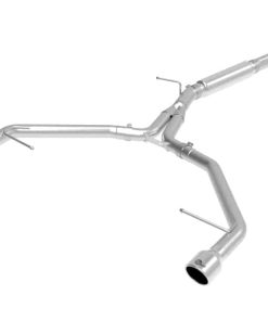aFe MACHForce XP 3in-2.5in SS Exhaust Axle-Back 17-19 Audi A4 (B9) L4-2.0L (t) - Polished