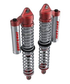 aFe 14-16 Polaris RZR 925/1000cc Sway-A-Way 2.5 Front Coilover Kit w/ PB Reservoirs and Comp Adj
