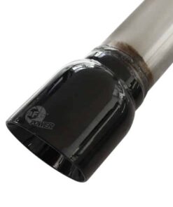 Alternative view of aFe 17-19 Audi A4 (B9) MACH Force-Xp 3in to 2.5in 304 SS Cat-Back Exhaust System-Dual SS Tips