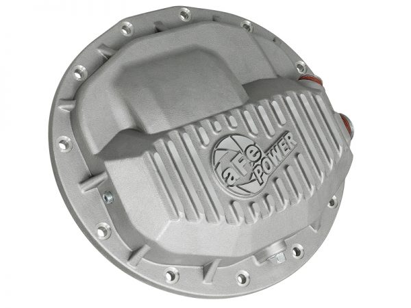 aFe Power Street Series Front Differential Cover Raw w/ Machined Fins 13-18 RAM V8 5.7/6.4L - Image 3