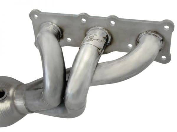 aFe 08-13 BMW 128i (E82/88) L6 3.0L Twisted Steel 304 Stainless Steel Long Tube Header w/ Cat - Image 7