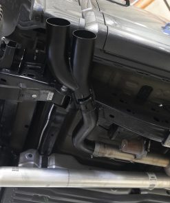 Alternative view of aFe Rebel DPF-Back 409 SS Exhaust System w/Dual Black Tips 18-19 Ford F-150 V6 3.0L (td)