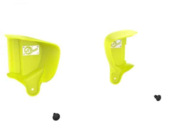 aFe Magnum FORCE Dynamic Air Scoop 15-18 BMW M3/15-20 M4 - Yellow - Image 5
