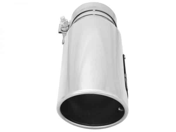 aFe MACHForce-XP 304 Stainless Steel Polished Exhaust Tip 3.5in x 4.5in Out x 12in L Clamp-On - Image 5