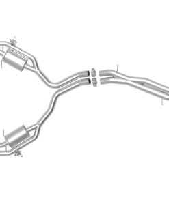 Alternative view of aFe 18-20 Audi RS5 Coupe MACH Force-Xp 3in to 2.5in 304 SS Axle-Back Exhaust System-Quad Carbon Tips