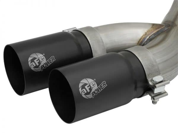 aFe Rebel Series 3-1/2in 409 SS Cat-Back Exhaust System w/Black Tip RAM 2500/3500 14-17 V8 6.4L - Image 4