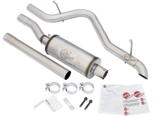aFe MACHForce XP 2.5in SS-409 Cat-Back Exhaust 07-16 Jeep Wrangler (JK) V6-3.6L/3.8L (2-4 Door) - Image 6