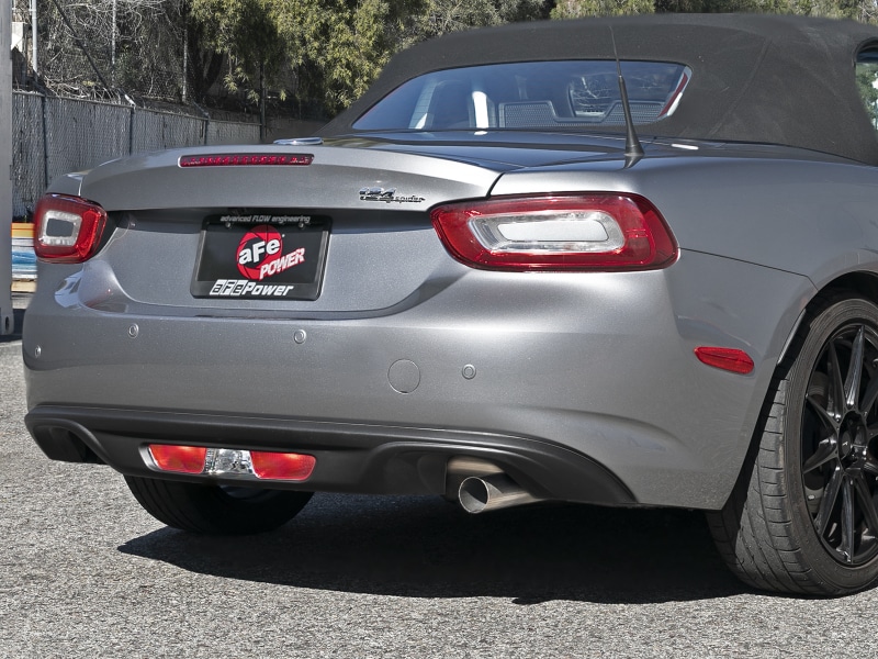 AFE FIAT 124 Spider I4-1.4L (t) Mach Force-Xp 2-1/2 In 304 Stainless Steel Axle-Back Exhaust - Image 6