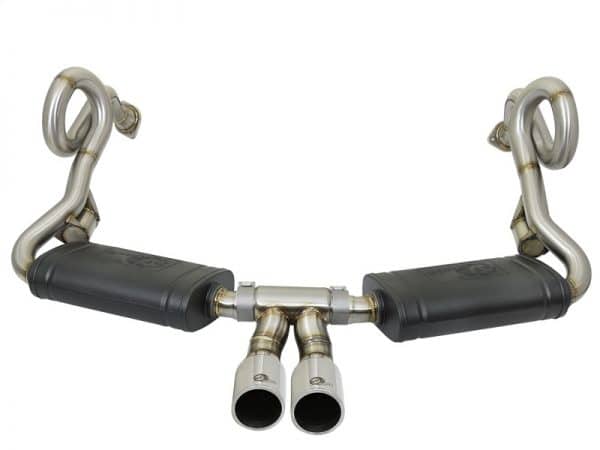 aFe MACHForce-Xp 2in 304 SS Cat-Back Exhaust w/Polished Tips 13-16 Porsche Boxster/Cayman 2.7L/3.4L - Image 6