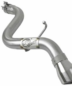 aFe MACH Force-Xp Axle-Back Exhaust System w/Polished Tip 18-20 Jeep Wrangler L4-2.0T / V6-3.6L