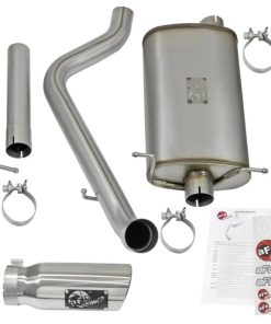 Alternative view of aFe MACHForce XP Exhausts Cat-Back Polished Tips 09-17 GM Silverado 1500 4.3/5.3L RegCab SB/LB