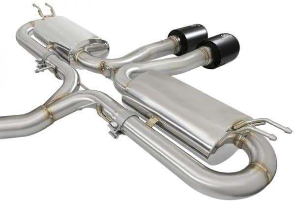 aFe Takeda 3in 304 SS Cat-Back Exhaust System w/ Black Tips 2017+ Honda Civic Si (4dr) I4 1.5L (t) - Image 6