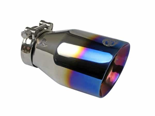 afe MACH Force-Xp 13-16 Audi Allroad L4 SS Cat-Back Exhaust w/ Blue Flame Tips - Image 7